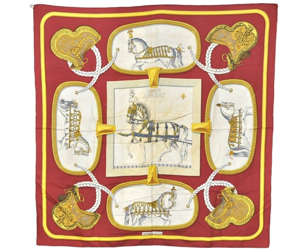 Authentic HERMES Carre 90 Scarf 