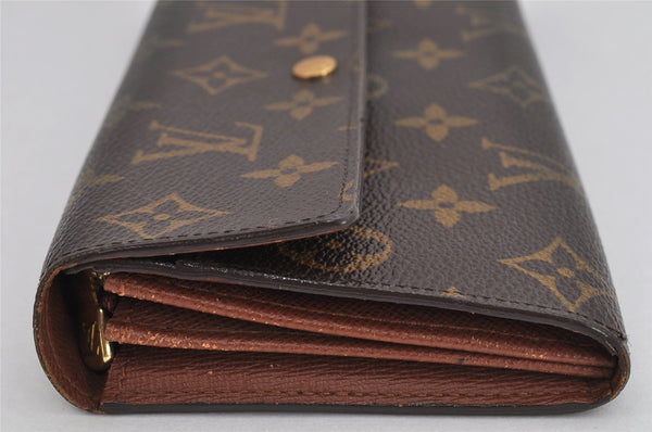 Auth Louis Vuitton Monogram Pochette Porte Monnaie Credit Wallet M61726 LV 3514K