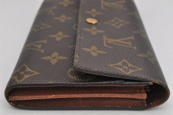 Auth Louis Vuitton Monogram Pochette Porte Monnaie Credit Wallet M61726 LV 3514K