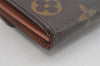 Auth Louis Vuitton Monogram Pochette Porte Monnaie Credit Wallet M61726 LV 3514K