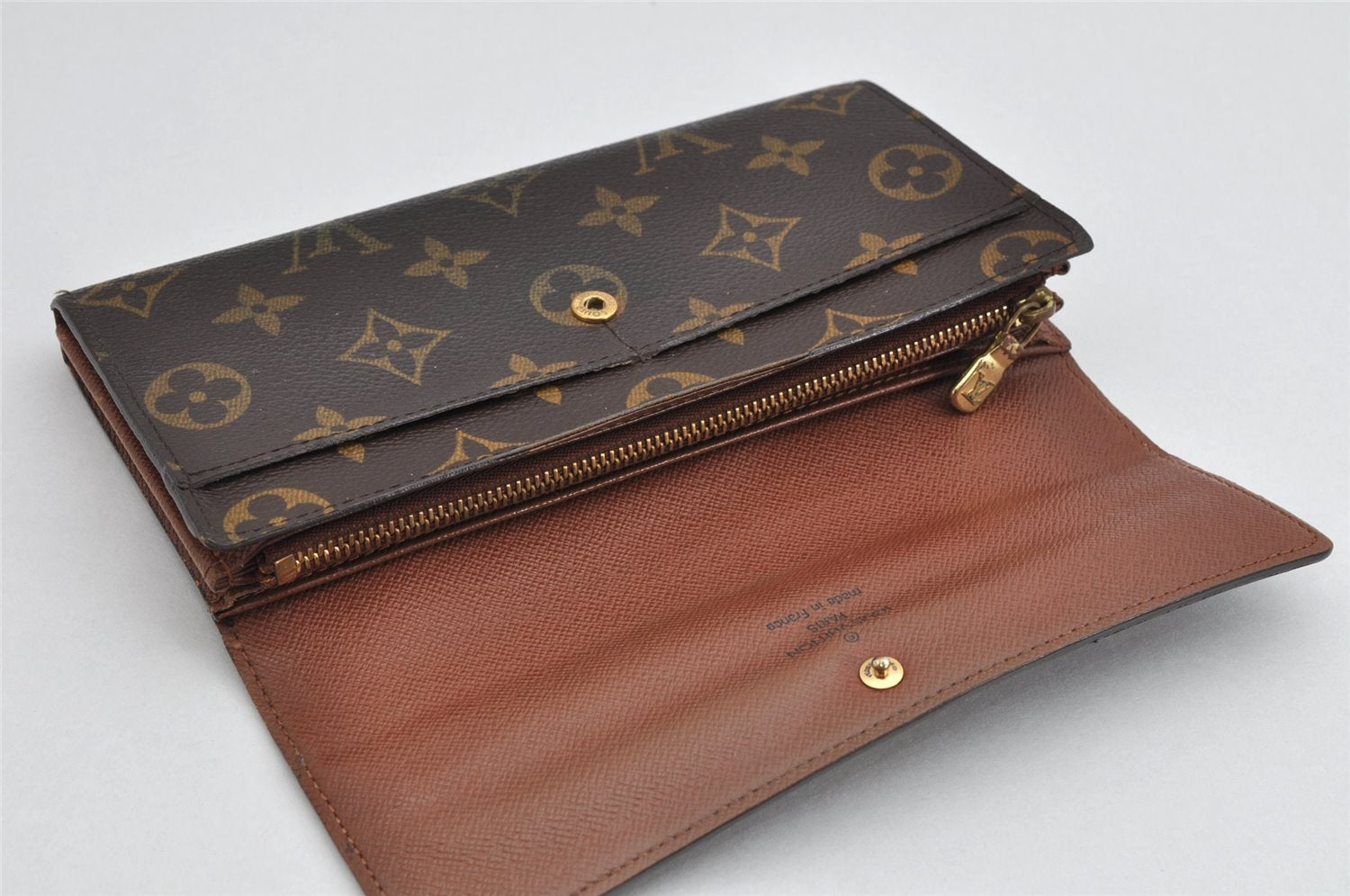 Auth Louis Vuitton Monogram Pochette Porte Monnaie Credit Wallet M61726 LV 3514K