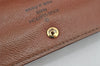 Auth Louis Vuitton Monogram Pochette Porte Monnaie Credit Wallet M61726 LV 3514K