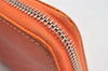 Authentic Goyard Vintage Matignon GM Long Wallet Purse PVC Leather Orange 3515K