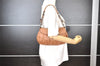Authentic PRADA Vintage Leather Nappa Shoulder Hand Bag Purse Brown 3517I