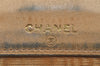 Authentic CHANEL Vintage Caviar Skin CC Logo Bifold Wallet Purse Beige 3517K