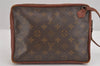 Authentic Louis Vuitton Monogram Pochette Sport Clutch Hand Bag Old Model 3518J