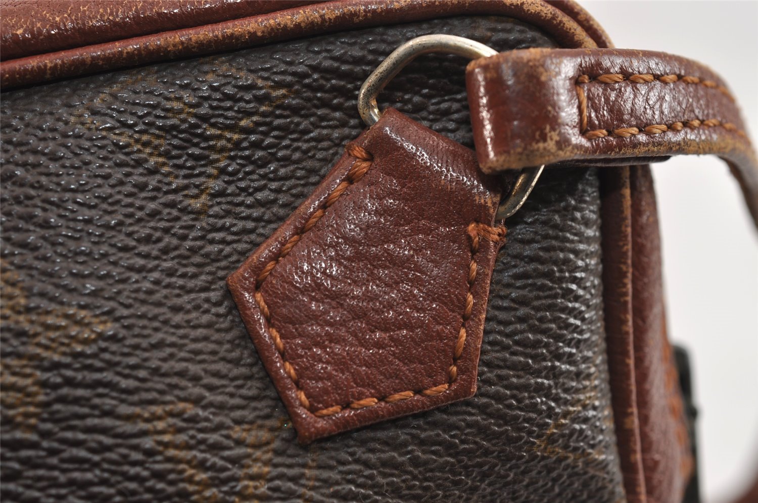 Authentic Louis Vuitton Monogram Pochette Sport Clutch Hand Bag Old Model 3518J