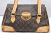 Authentic Louis Vuitton Monogram Beverly GM Shoulder Hand Bag M40120 LV 3518K