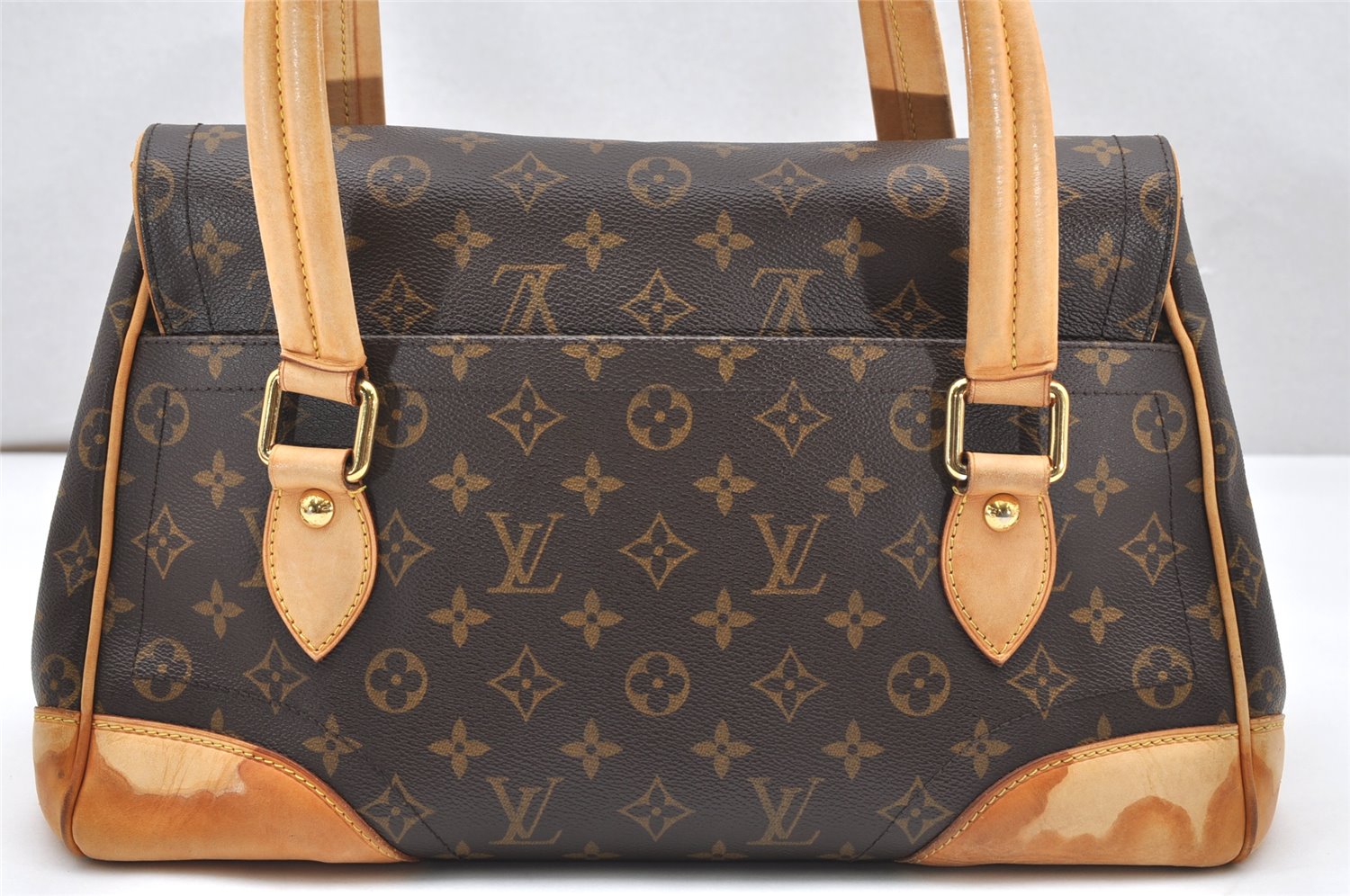 Authentic Louis Vuitton Monogram Beverly GM Shoulder Hand Bag M40120 LV 3518K