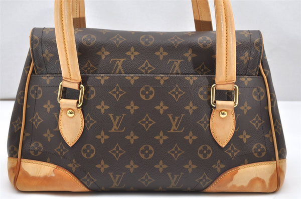 Authentic Louis Vuitton Monogram Beverly GM Shoulder Hand Bag M40120 LV 3518K