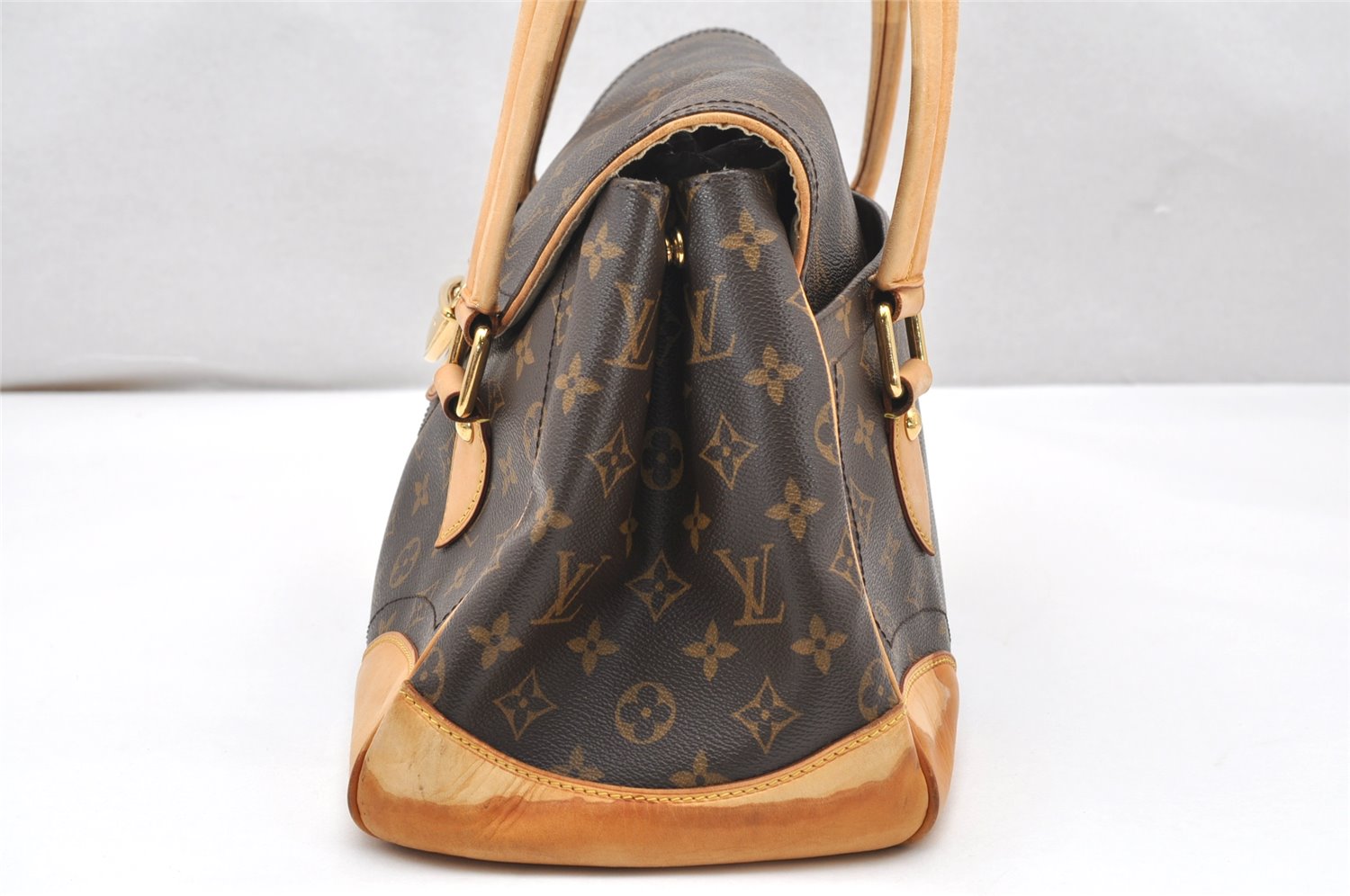 Authentic Louis Vuitton Monogram Beverly GM Shoulder Hand Bag M40120 LV 3518K