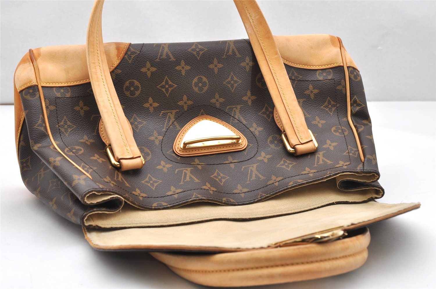 Authentic Louis Vuitton Monogram Beverly GM Shoulder Hand Bag M40120 LV 3518K