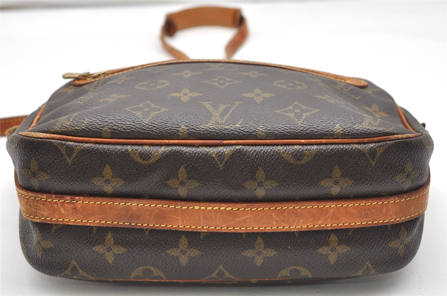 Authentic Louis Vuitton Monogram Senlis Shoulder Cross Bag Old Model Junk 3519K