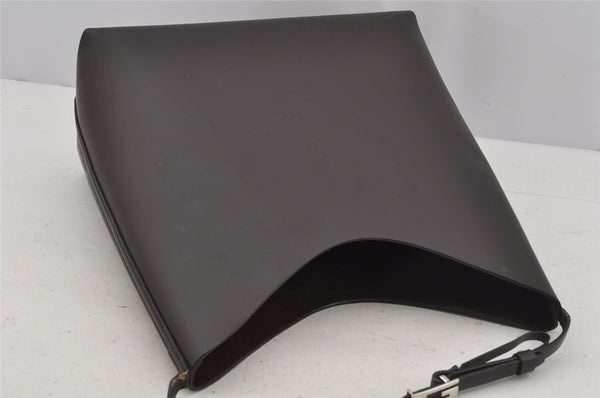 Authentic GUCCI Vintage Shoulder Hand Bag Purse Leather Brown 3521J