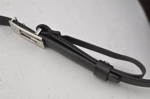 Authentic GUCCI Vintage Shoulder Hand Bag Purse Leather Brown 3521J