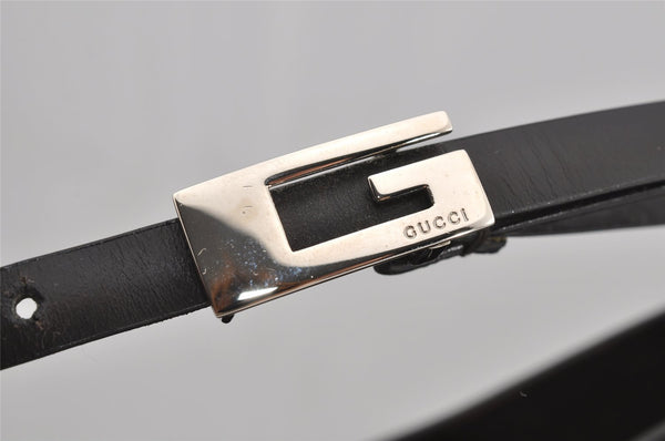 Authentic GUCCI Vintage Shoulder Hand Bag Purse Leather Brown 3521J