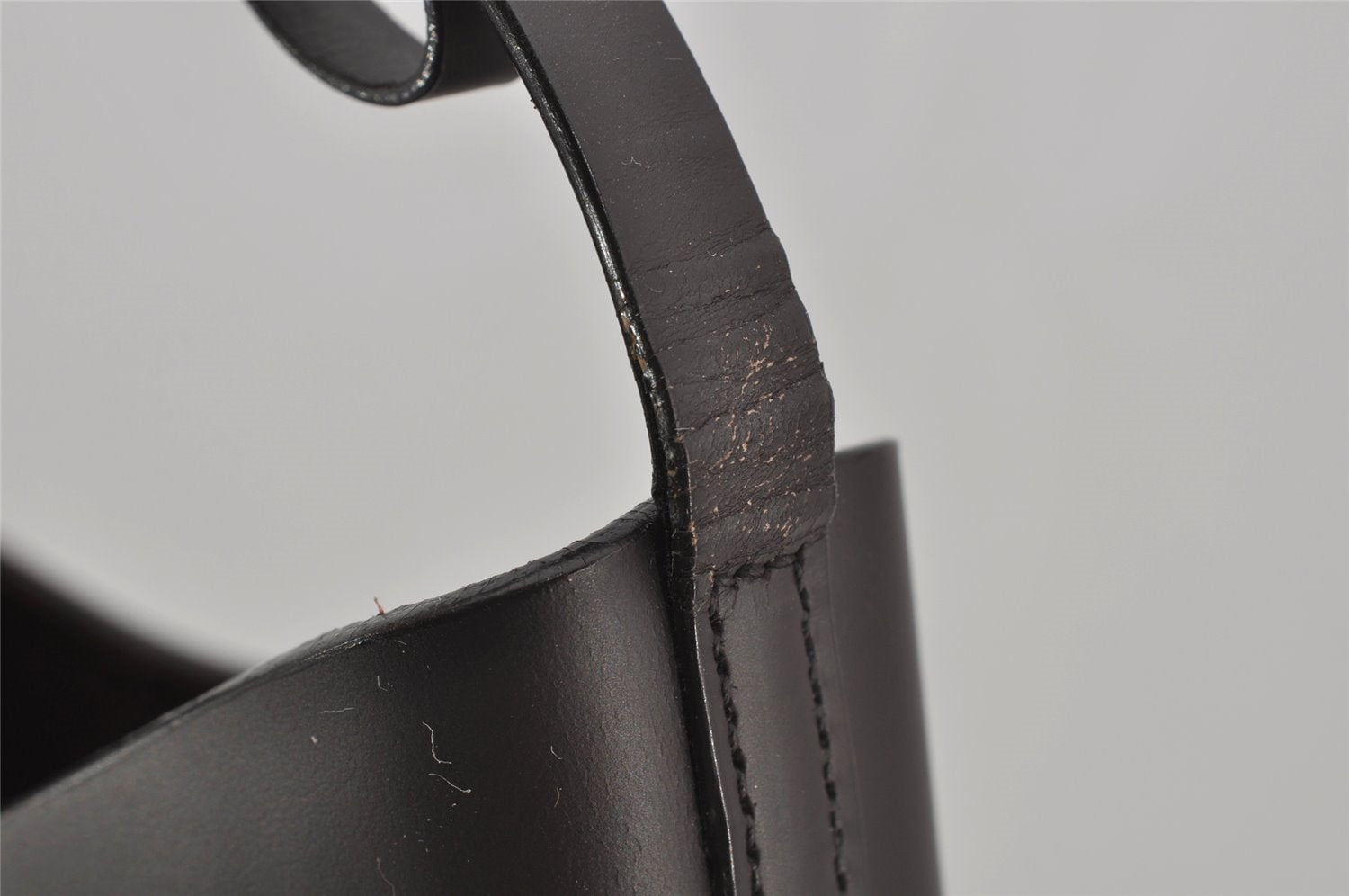 Authentic GUCCI Vintage Shoulder Hand Bag Purse Leather Brown 3521J