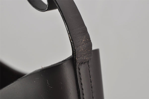 Authentic GUCCI Vintage Shoulder Hand Bag Purse Leather Brown 3521J