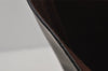 Authentic GUCCI Vintage Shoulder Hand Bag Purse Leather Brown 3521J