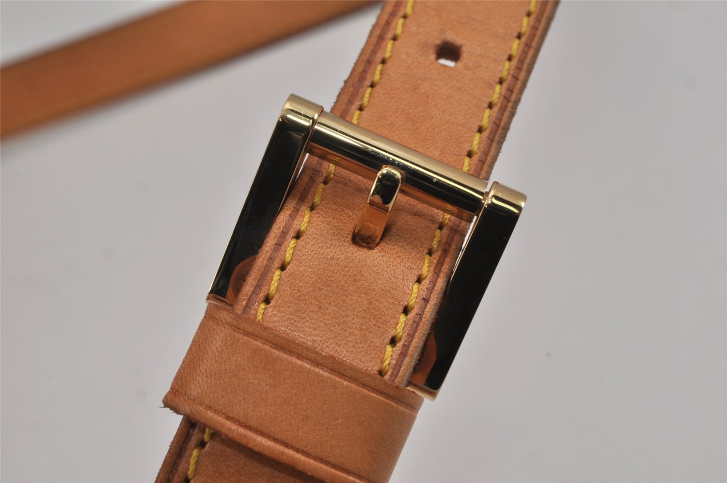 Auth Louis Vuitton Vernis Thompson Street Shoulder Bag Yellow M91008 LV 3521K