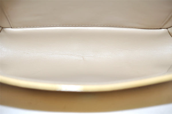 Auth Louis Vuitton Vernis Thompson Street Shoulder Bag Yellow M91008 LV 3521K