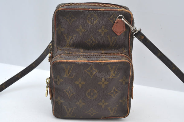 Authentic Louis Vuitton Monogram Amazone Shoulder Cross Body Bag Old Model 3522J