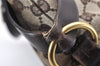 Authentic GUCCI Shoulder Hand Bag GG Canvas Leather 106250 Brown 3522K