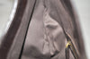 Authentic GUCCI Shoulder Hand Bag GG Canvas Leather 106250 Brown 3522K