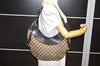 Authentic GUCCI Shoulder Hand Bag GG Canvas Leather 106250 Brown 3522K