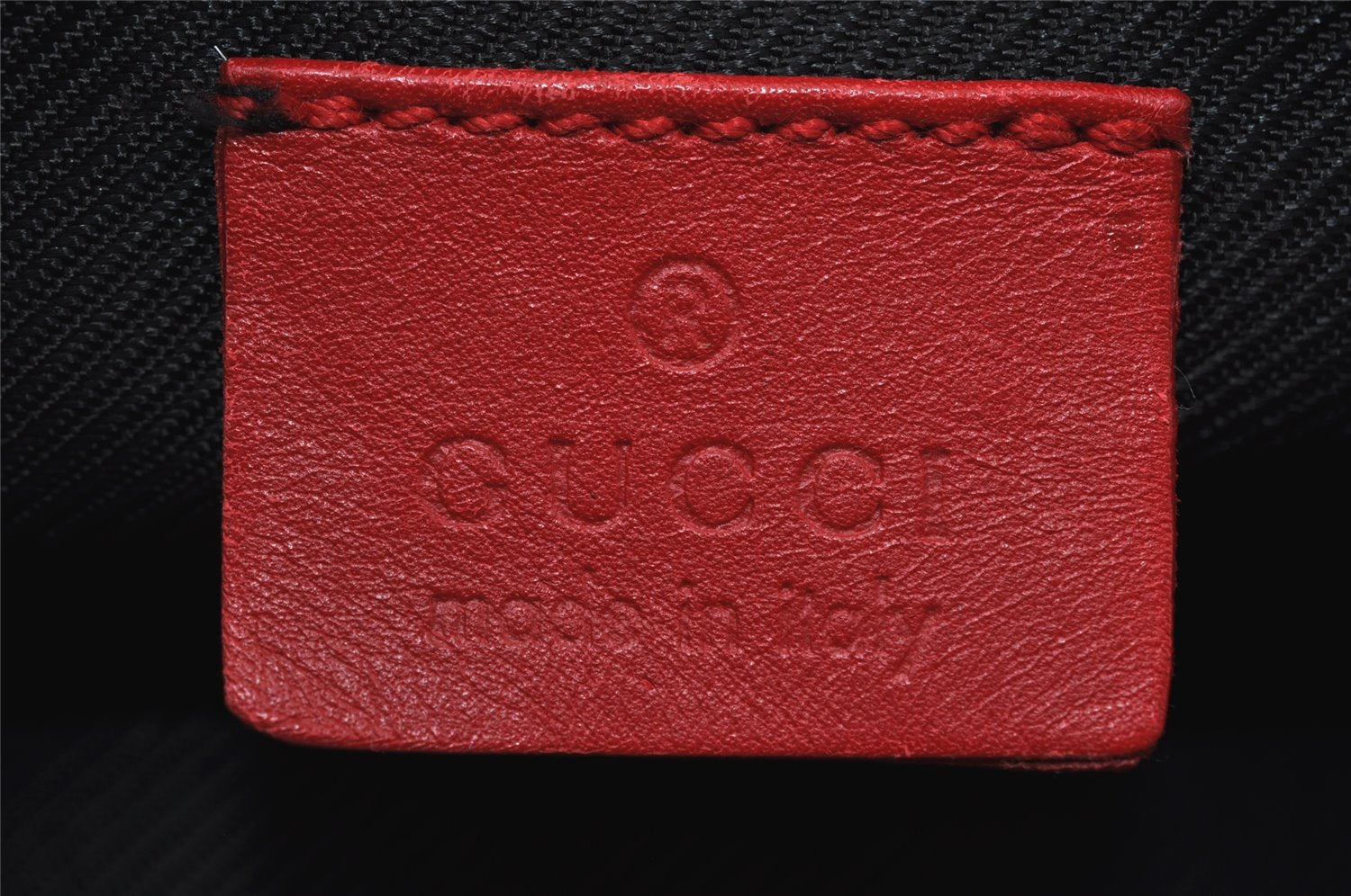 Authentic GUCCI Hand Bag Pouch Purse GG Canvas Leather 0391147 Black 3523I