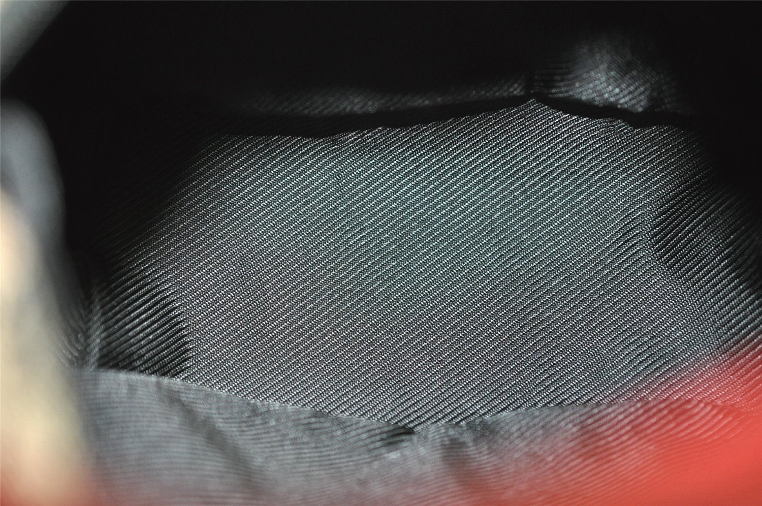 Authentic GUCCI Hand Bag Pouch Purse GG Canvas Leather 0391147 Black 3523I