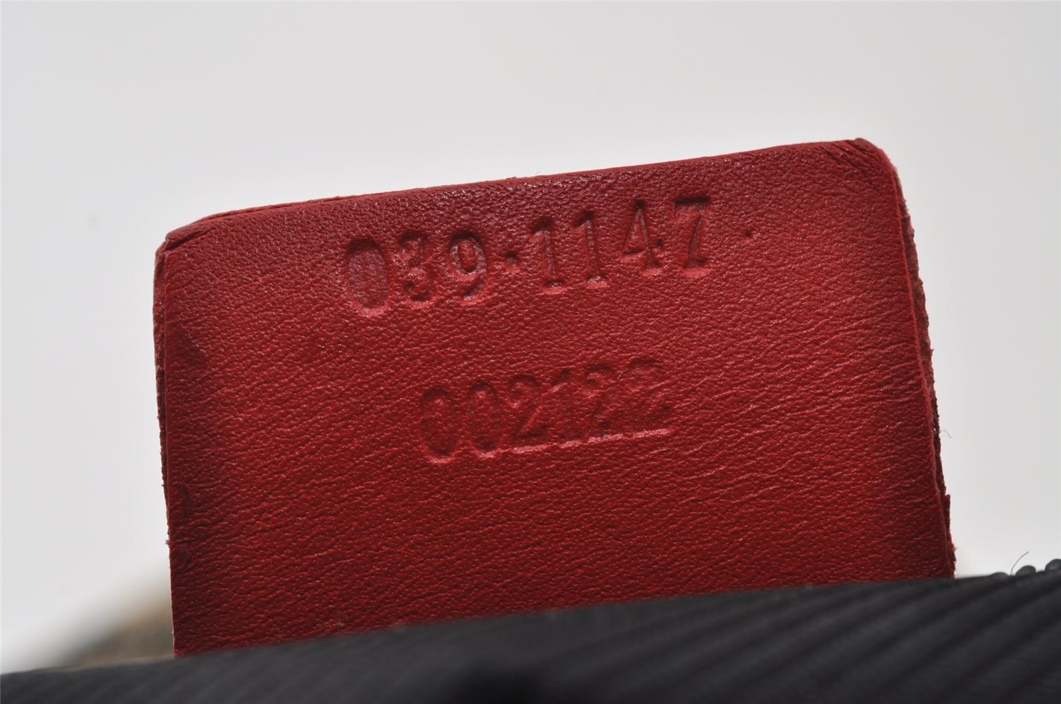 Authentic GUCCI Hand Bag Pouch Purse GG Canvas Leather 0391147 Black 3523I