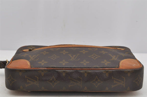 Authentic Louis Vuitton Monogram Marly Dragonne GM M51825 Clutch Bag Junk 3523J