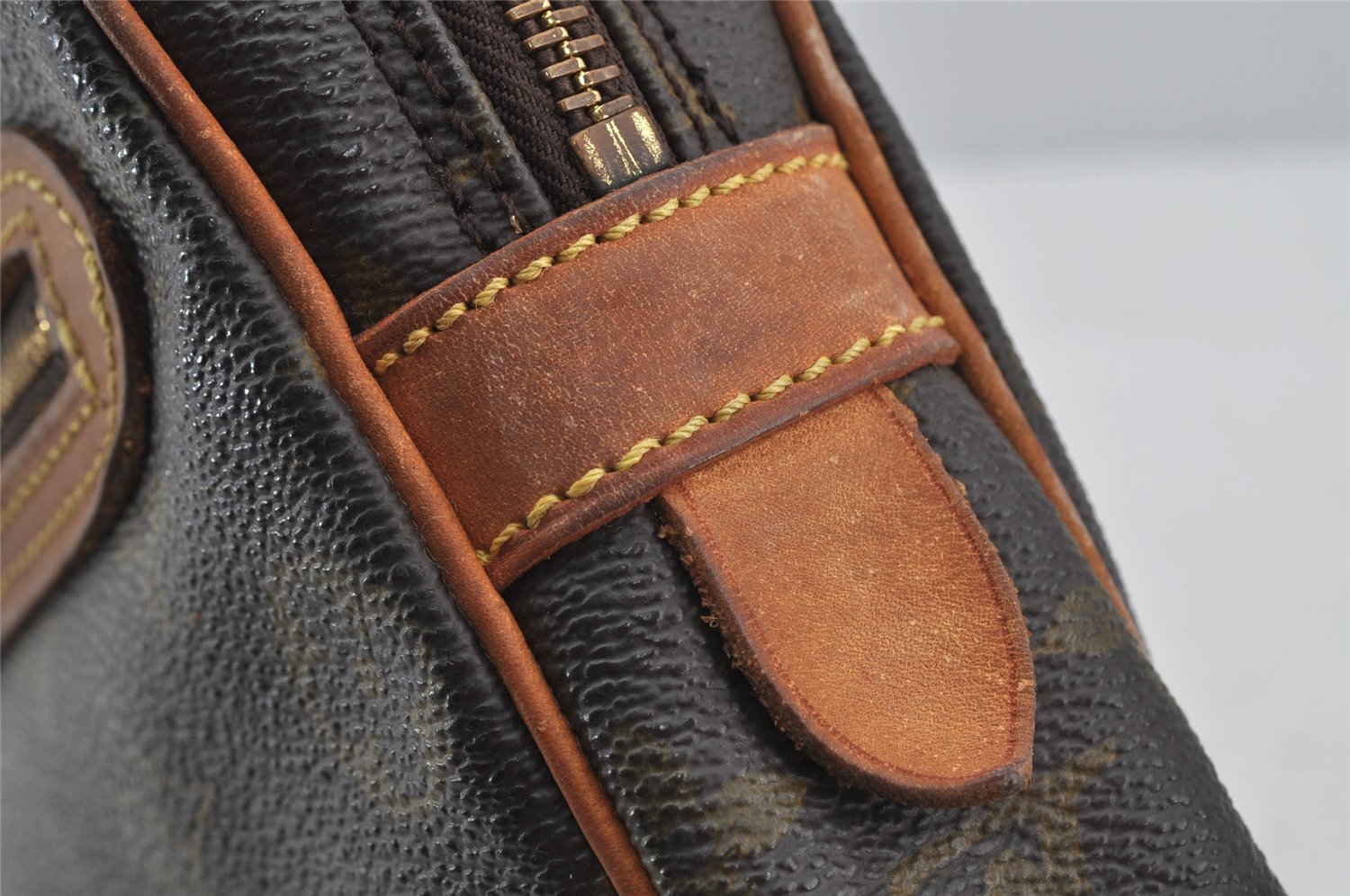 Authentic Louis Vuitton Monogram Marly Dragonne GM M51825 Clutch Bag Junk 3523J