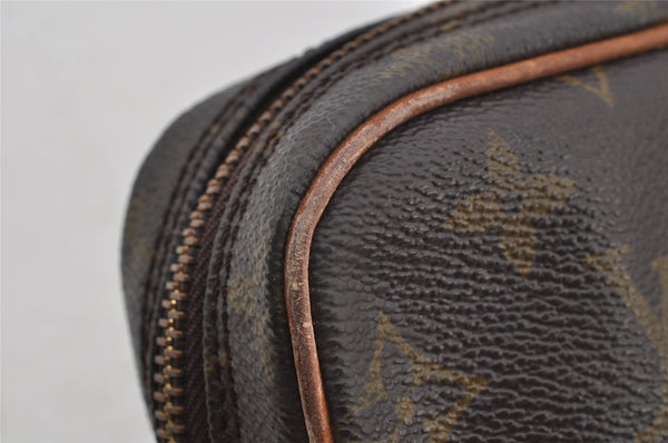 Authentic Louis Vuitton Monogram Marly Dragonne GM M51825 Clutch Bag Junk 3523J