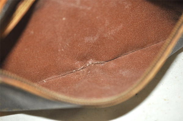 Authentic Louis Vuitton Monogram Marly Dragonne GM M51825 Clutch Bag Junk 3523J