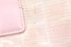 Authentic CHANEL New Travel Line Shoulder Tote Bag Nylon Leather Pink 3523K
