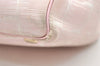 Authentic CHANEL New Travel Line Shoulder Tote Bag Nylon Leather Pink 3523K