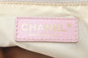 Authentic CHANEL New Travel Line Shoulder Tote Bag Nylon Leather Pink 3523K