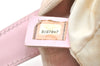 Authentic CHANEL New Travel Line Shoulder Tote Bag Nylon Leather Pink 3523K