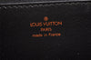 Authentic Louis Vuitton Epi Arts Deco Clutch Bag Red M52637 LV 3524I