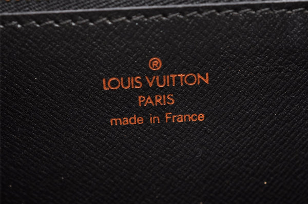 Authentic Louis Vuitton Epi Arts Deco Clutch Bag Red M52637 LV 3524I