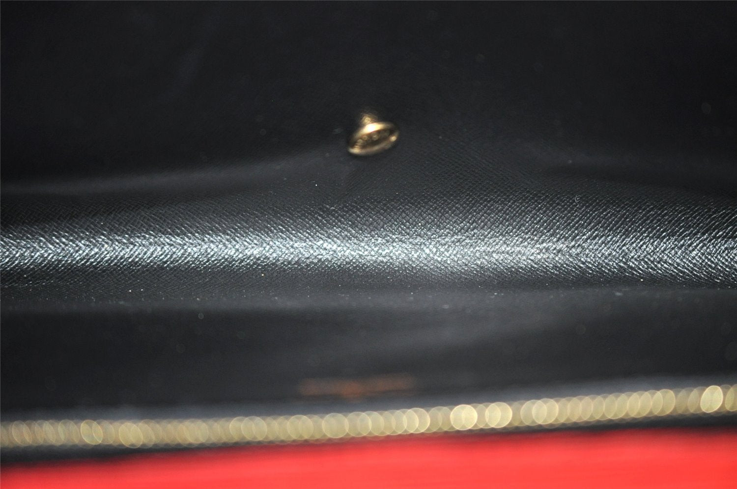 Authentic Louis Vuitton Epi Arts Deco Clutch Bag Red M52637 LV 3524I