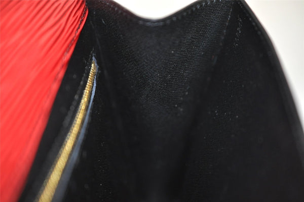 Authentic Louis Vuitton Epi Arts Deco Clutch Bag Red M52637 LV 3524I