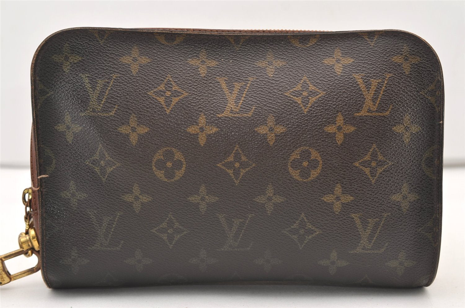 Authentic Louis Vuitton Monogram Orsay Clutch Hand Bag Purse M51790 LV 3524J