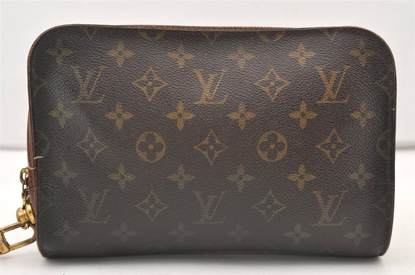 Authentic Louis Vuitton Monogram Orsay Clutch Hand Bag Purse M51790 LV 3524J