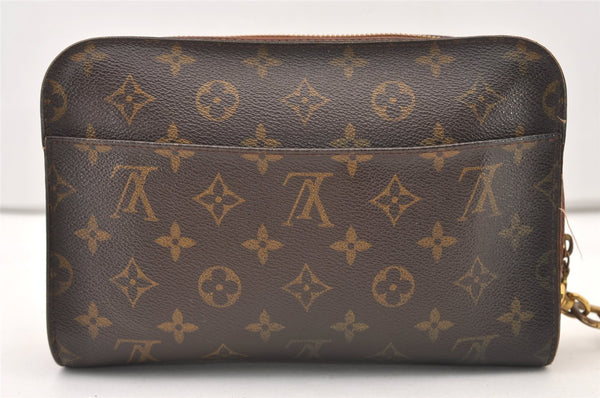 Authentic Louis Vuitton Monogram Orsay Clutch Hand Bag Purse M51790 LV 3524J