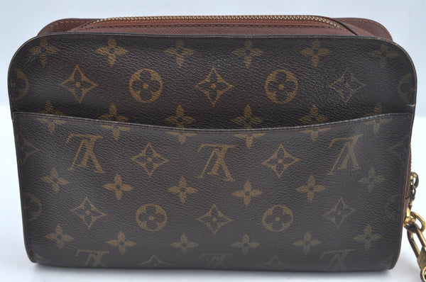 Authentic Louis Vuitton Monogram Orsay Clutch Hand Bag Purse M51790 LV 3524J