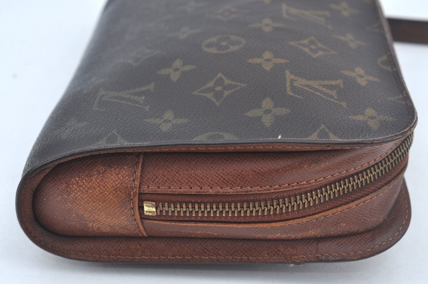 Authentic Louis Vuitton Monogram Orsay Clutch Hand Bag Purse M51790 LV 3524J