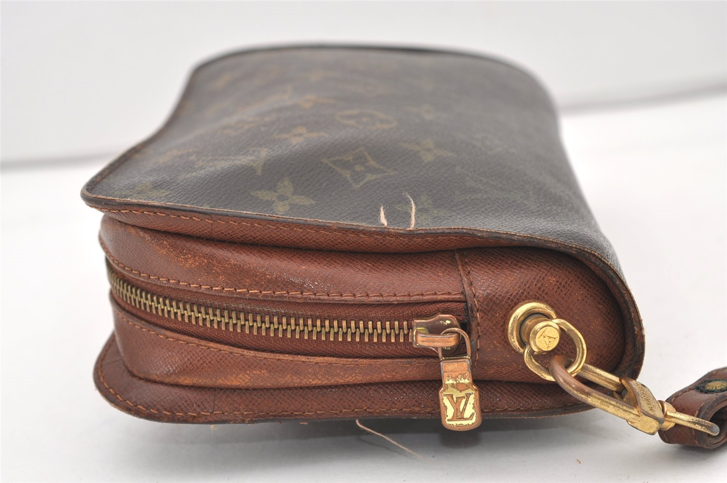 Authentic Louis Vuitton Monogram Orsay Clutch Hand Bag Purse M51790 LV 3524J